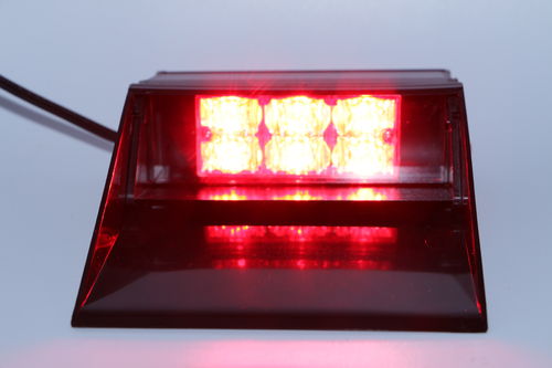 911Signal F201X LED - Scheibenblitzer 6 x LEDs rot - ECE R65