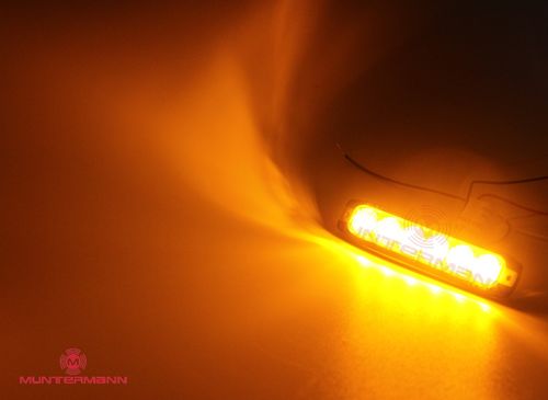 FIN6 LED-Frontblitzer gelb - Set 911Signal - ultraflach - wasserdicht