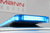 Trident Lichtbalken 114 cm - vollbestückt - blau/klar mit Heckwarner